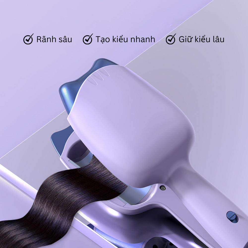 Máy uốn tóc ion Âm Điện Tử Automatic Electric Hair Curler 32mm