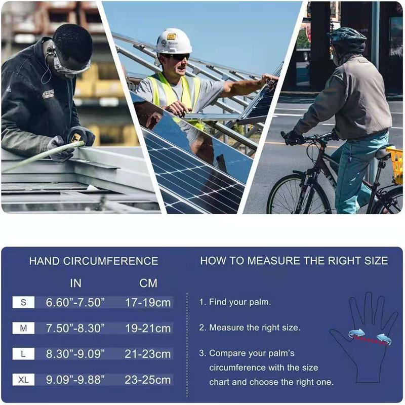 Màn Hình Cảm Ứng Găng Tay Xe Đạp GEL Chống Trơn Trượt Đi Xe MTB Xe Đạp Thể Thao Full Ngón Xe Máy Mùa Đông Nam Người Phụ Nữ Găng Tay Xe Đạp
