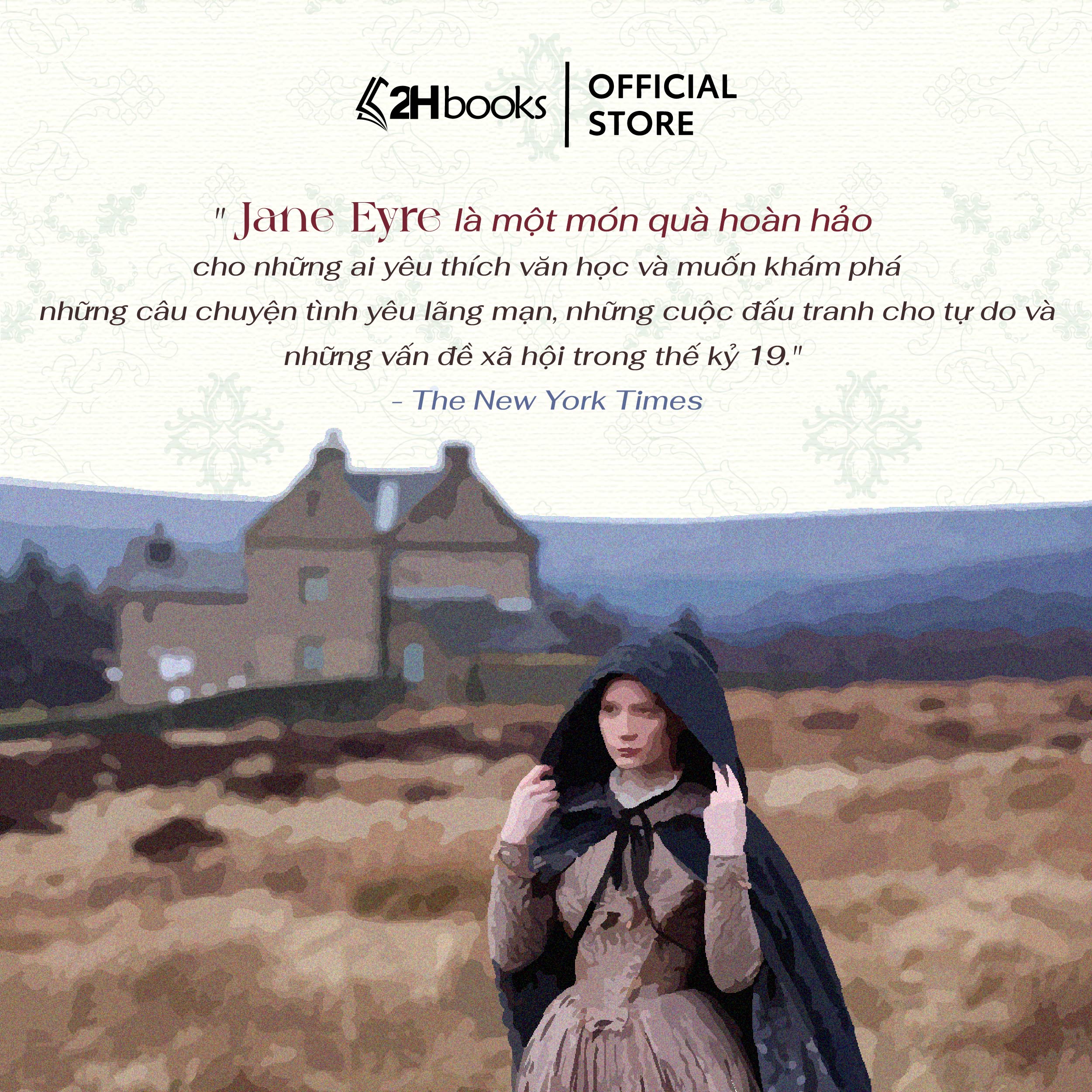 Sách- Jane Eyre , Văn Học Kinh Điển, Tiểu Thuyết Gothic Lãng Mạn của Charlotte Bronte (Tái Bản