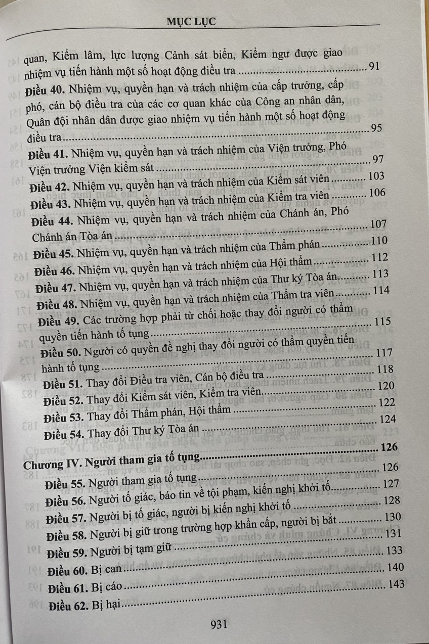 Bình Luận Khoa Học Bộ Luật Tố Tụng Hình Sự Năm 2015 Được Sửa Đổi, Bổ Sung Năm 2021