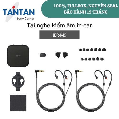 Tai nghe kiểm âm in-ear Sony IER-M9-Loa siêu thanh Tweeter-Bộ màng loa BA mang thiết kế nguyên bản của Sony | Hàng Chính Hãng