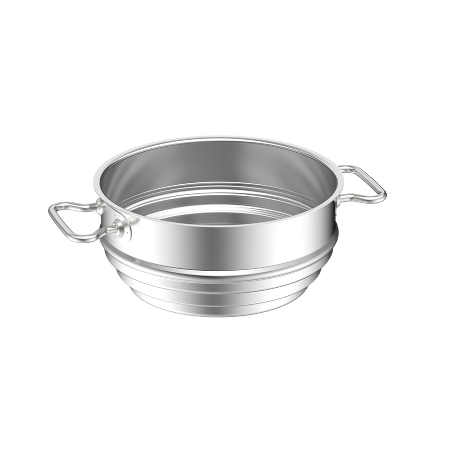 Xửng hấp đa năng inox 304 Elmich EL-2420OL EL-8260 size 16,18,20cm, Hàng chính hãng, 3 tầng - JoyMall