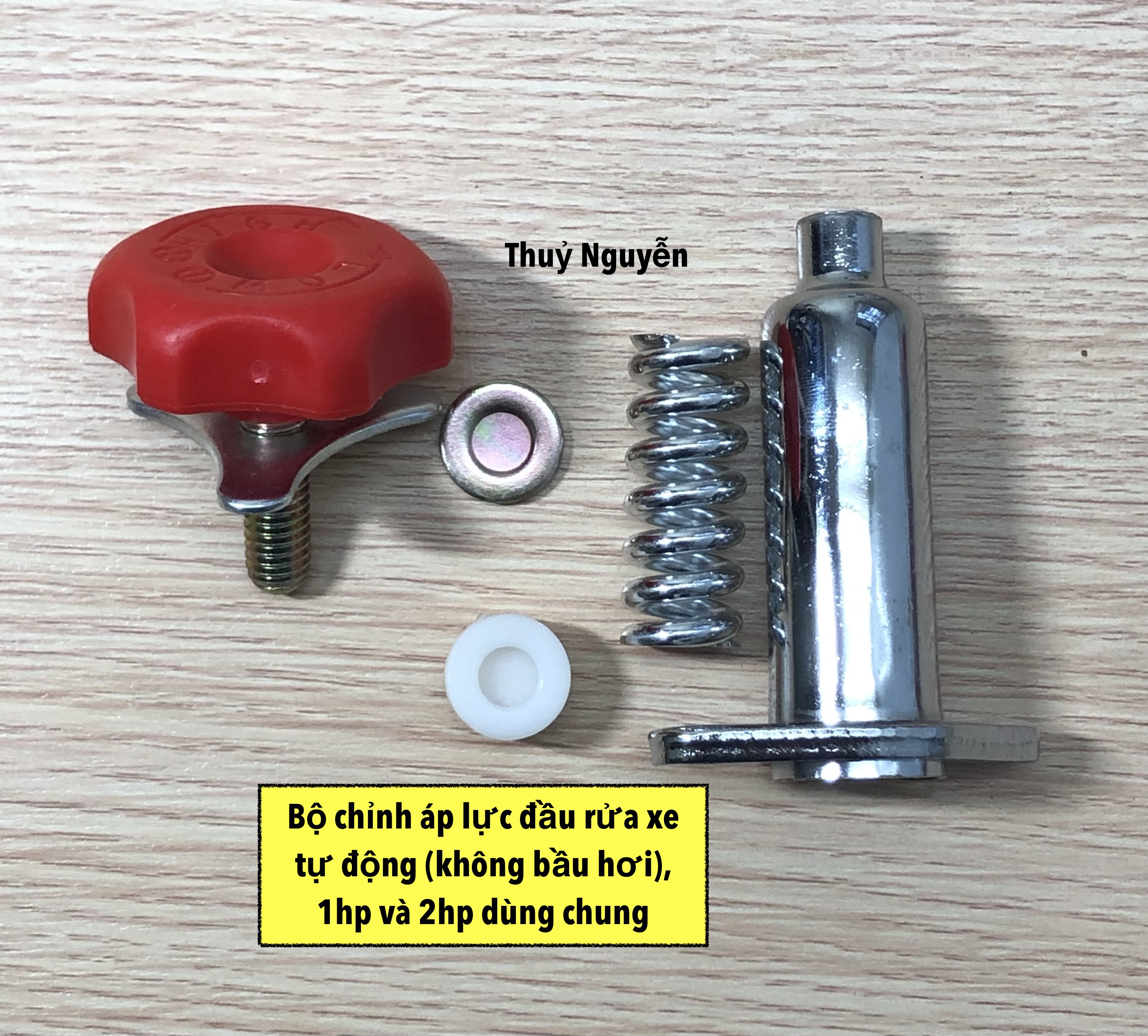 Bộ chỉnh áp lực máy rửa xe không bầu hơi kiểu Đài Loan 1hp và 2hp dùng chung