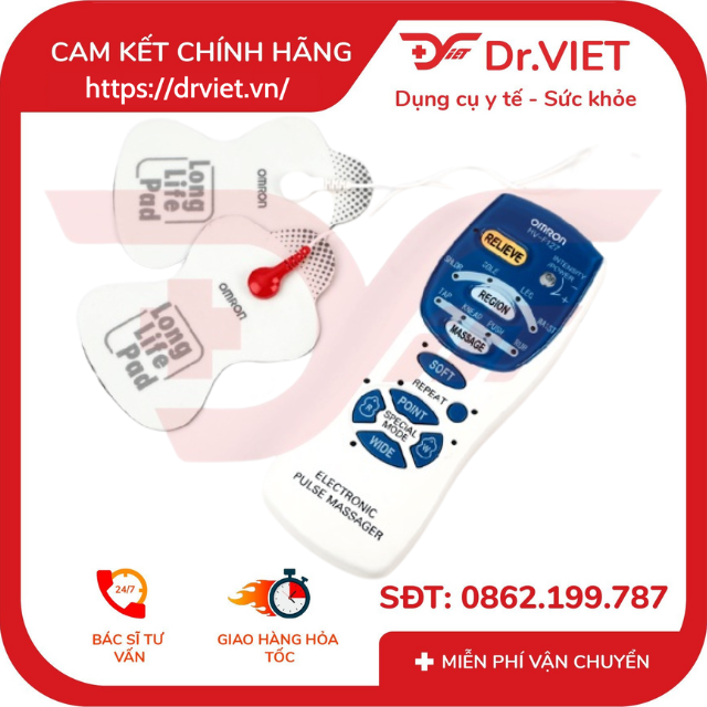 Máy massage xung điện OMRON HV-F127 Chính hãng - Với 9 chương trình mát xa tự động và 4 chế độ mát-xa đặc biệt, người dùng có thể dễ dàng lựa chọn chương trình và chế độ phù hợp