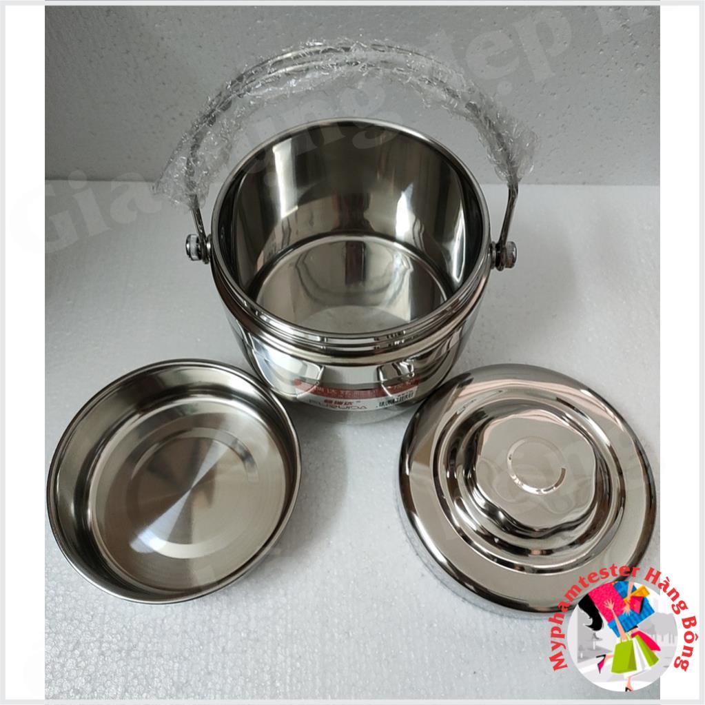 CẶP LỒNG TÁO INOX 304 CAO CẤP 2 NGĂN CÓ DUNG TÍCH 1,2L - 1,5L