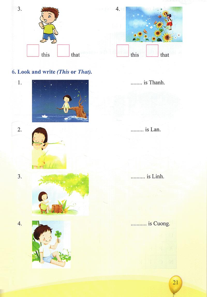 Vở Thực Hành Tiếng Anh Lớp 3