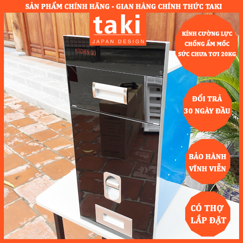 Thùng Đựng Gạo Thông Minh KITCHENGO - Gương Cường Lực - Bảo Hành Vĩnh Viễn