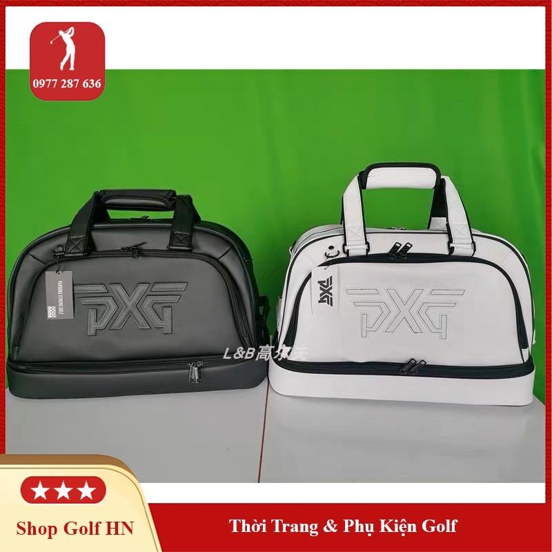 Túi đựng quần áo và giày golf bag da PU cao cấp TD099