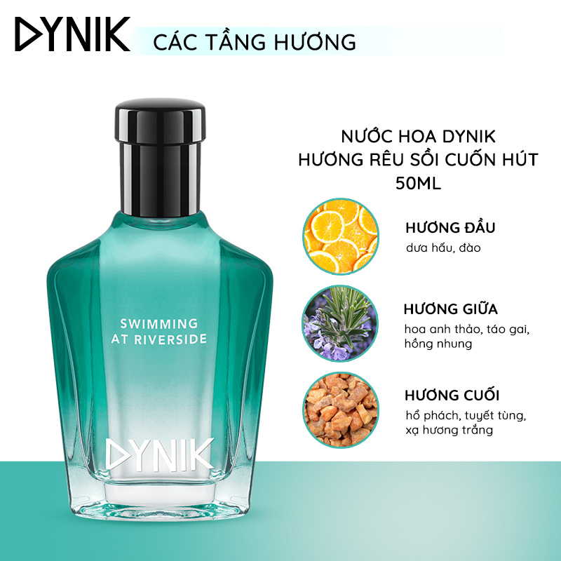 Combo Nước hoa Dynik 50ml + Lăn khử mùi Dynik (Riverside)