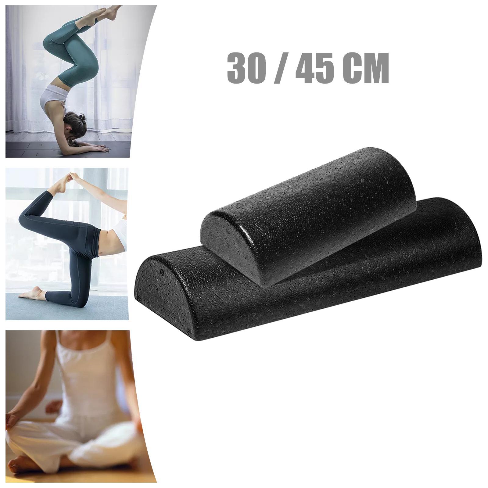 Một nửa vòng yoga cột con lăn cân bằng công cụ đào tạo khối lượng con lăn con lăn con lăn cơ bắp cho tập thể dục yoga pilates thể thao Color: 45x15x7.5cm