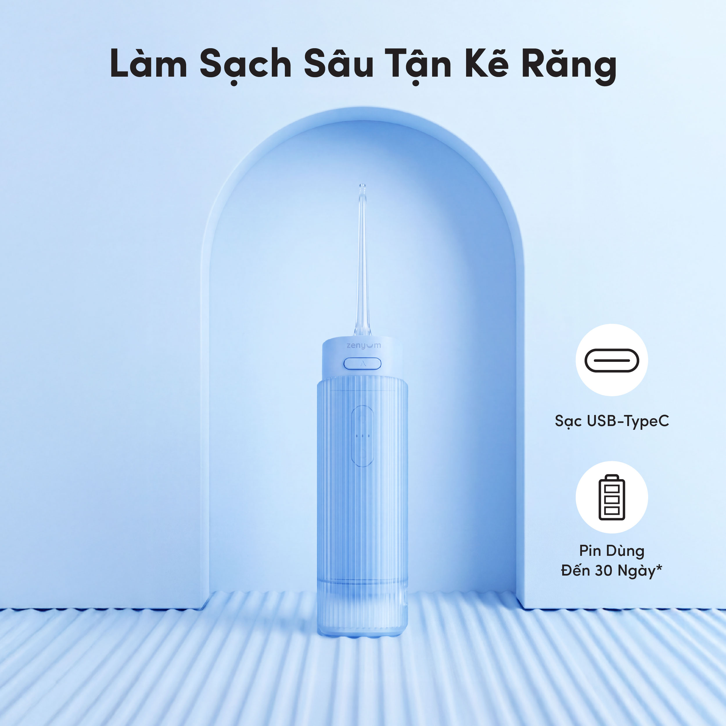 [MỚI] Máy Tăm Nước Zenyum Waterflosser Go