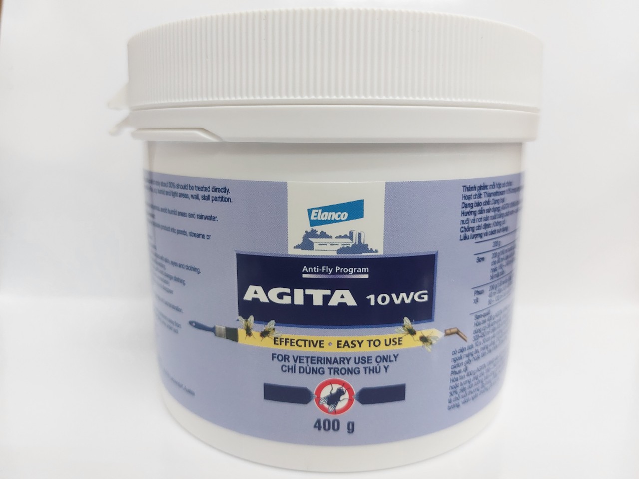 Bả diệt ruồi chuồng trại, nhà hàng, quán ăn AGITA 10WG- lọ 400gr