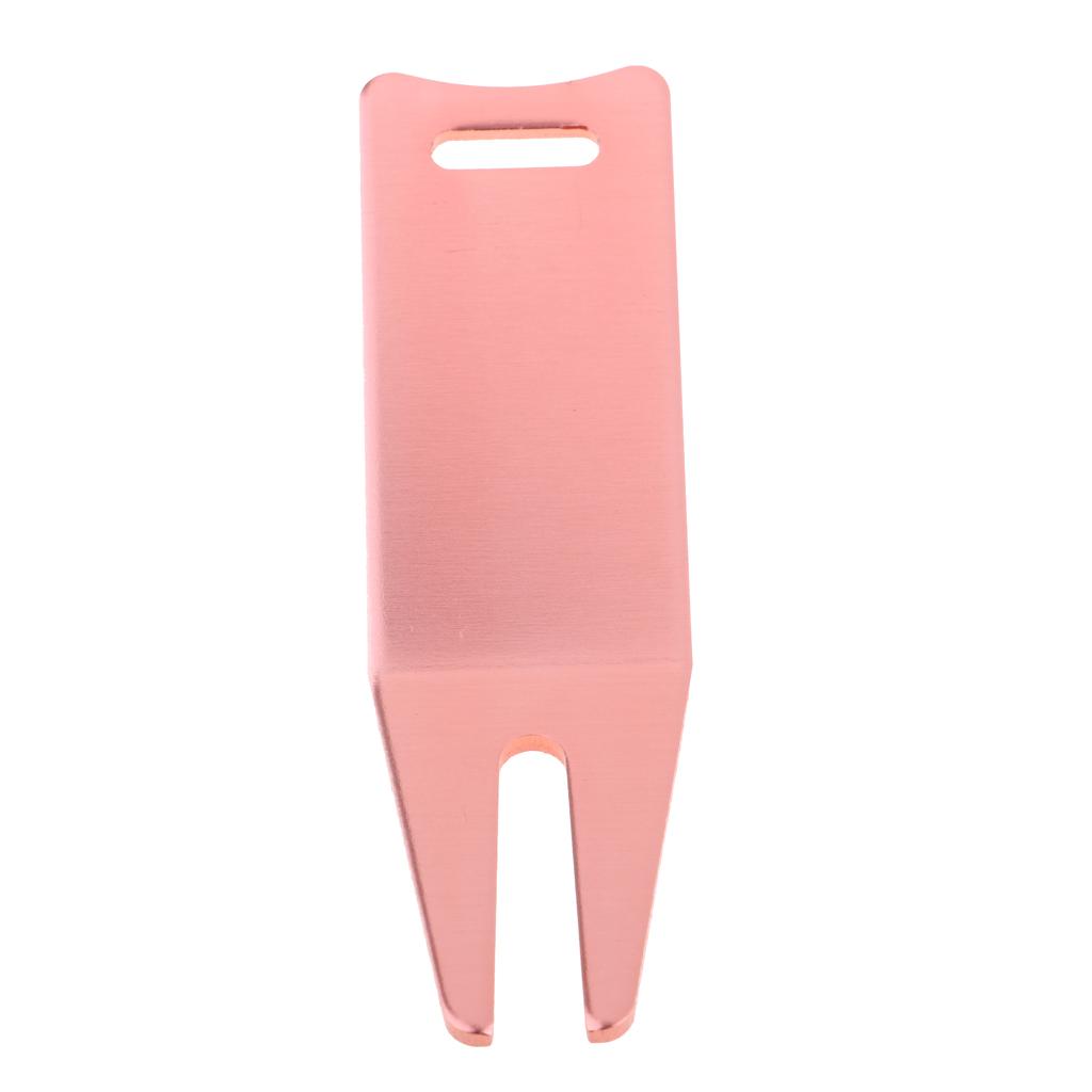 Alloy Golf Divot Repair Tool Fork Prongs for Putting Green Pitch Lawn Maintaining Fixing