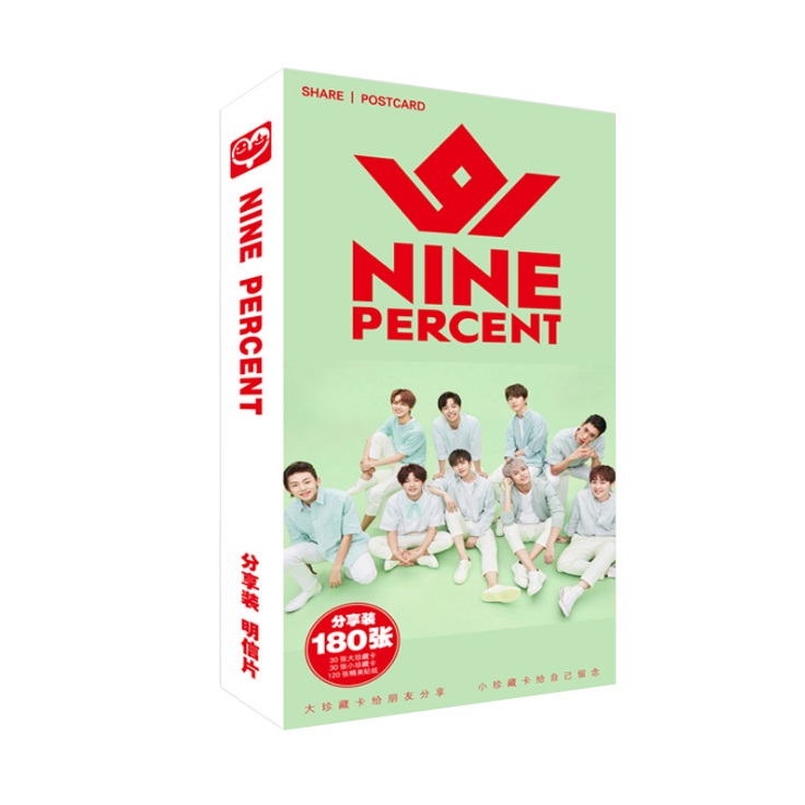 Hộp ảnh postcard 180 ảnh Nine Percent mới nhất