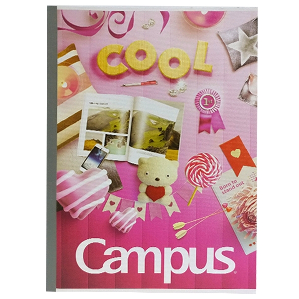 Vở Kẻ Ngang 200 Trang B5 - Campus NB-BGIF200 - Mẫu 1