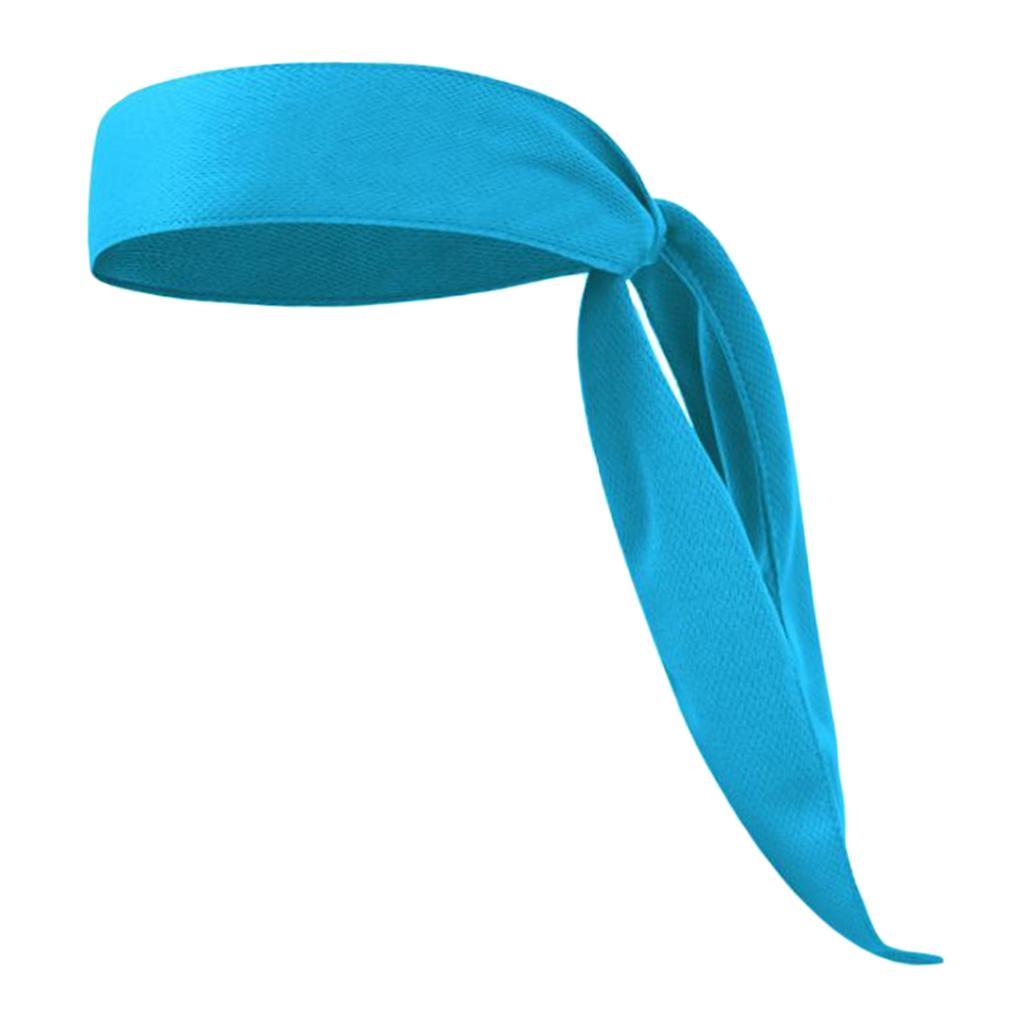 2-3pack Men Women Sports Headband Tennis Running Fitness Sweatband Hairband blue