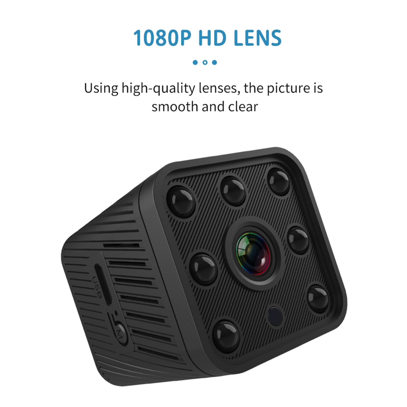 BK04 Mini WiFi Camera APP Remote 1080P Camera IR Wireless Camera Home Cam with Night Vision and Voice intercom