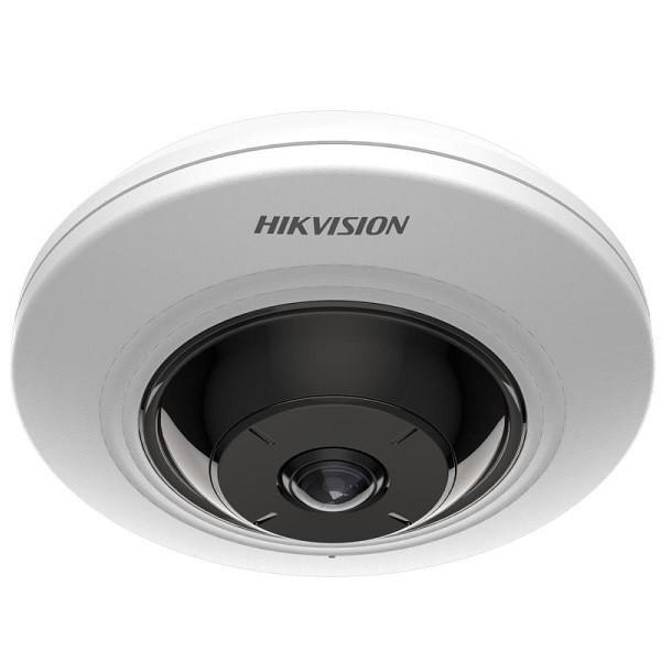 Camera IP HIKVISION Fisheye 5.0 Megapixel DS-2CD2955G0-ISU, Tích hợp micro thu âm  8m quan sát ngày &amp; đêm ,.-Hàng chính hãng