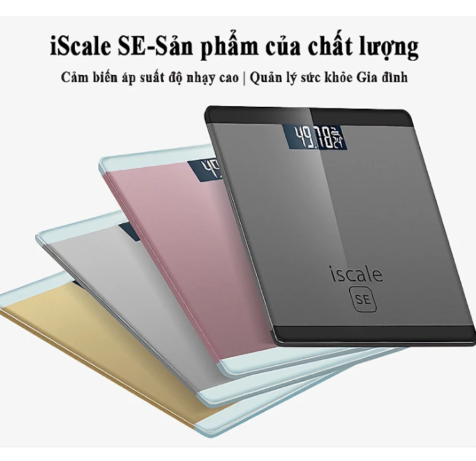 Cân sức khỏe điện tử mặt kính cường lực, kiểu dáng cao cấp tặng kèm 2 pin AAA 180kg (Tặng kèm quà ngẫu nhiên)