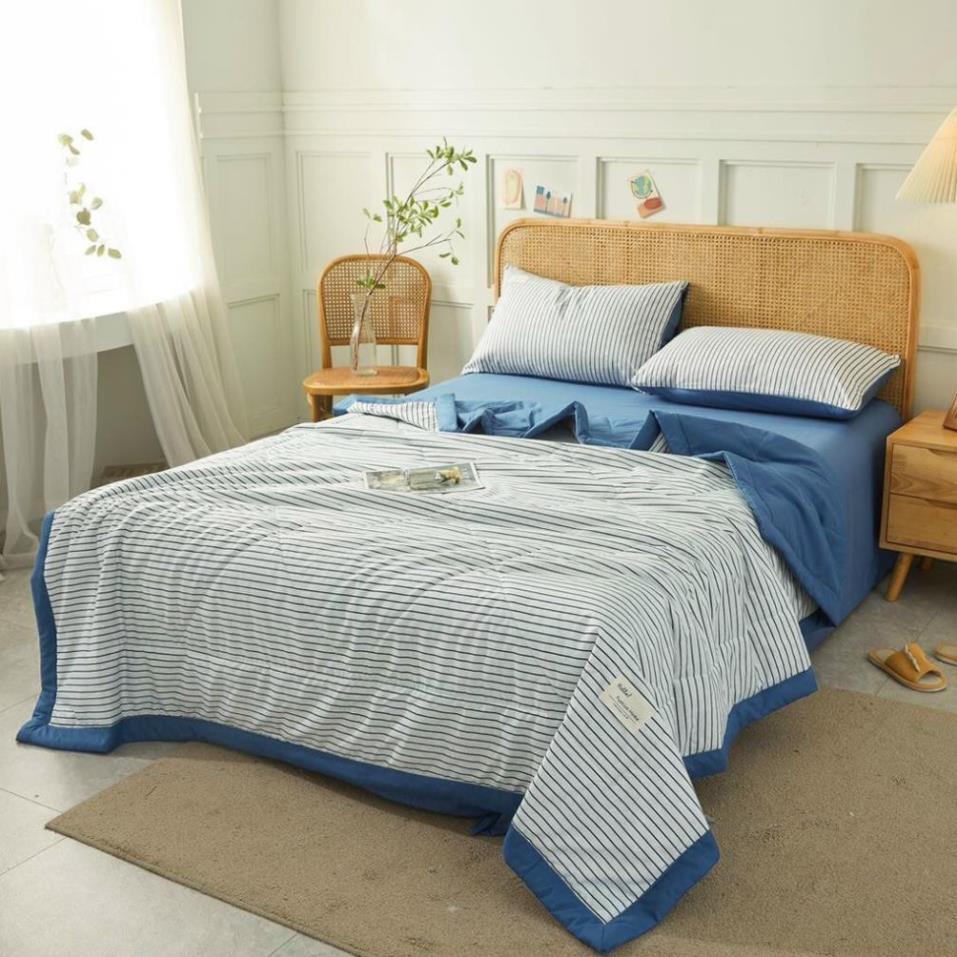 Bộ chăn ga gối Chần Bông Cotton TC đủ size giường nệm từ 1m2 đến 2m*2m2