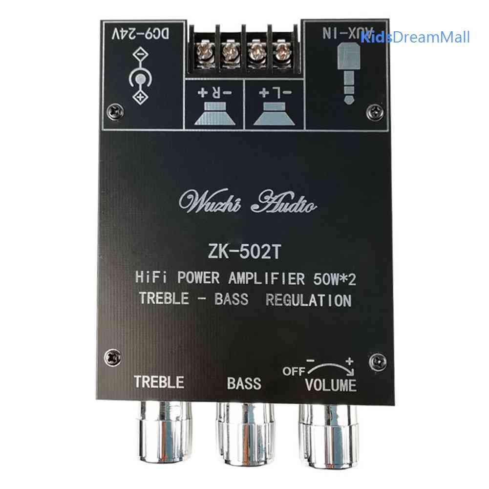 Mới Bảng Mạch Khuếch Đại Âm Thanh ZK-502T 50Wx2 HIFI 2.0