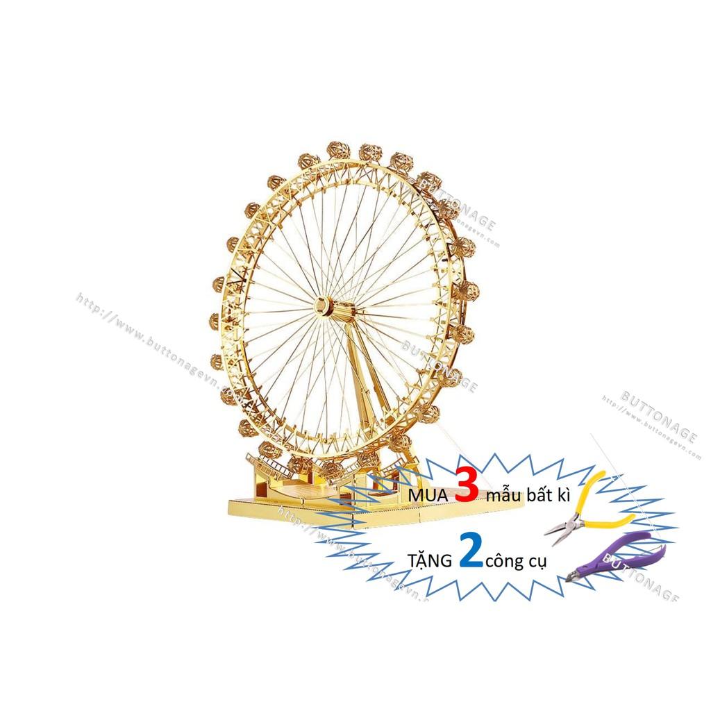 Mô Hình Lắp Ráp 3d Vòng Xoay Mắt Luân Đôn