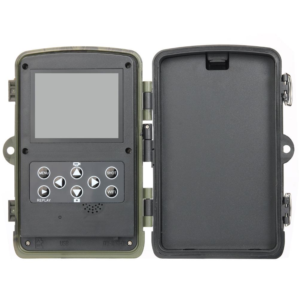 Trail Camera Wi-fi BT Hunting Camera 20MP 1080P 120° Angle Outdoor Waterproof Infrared Thermal Camera Night Vision