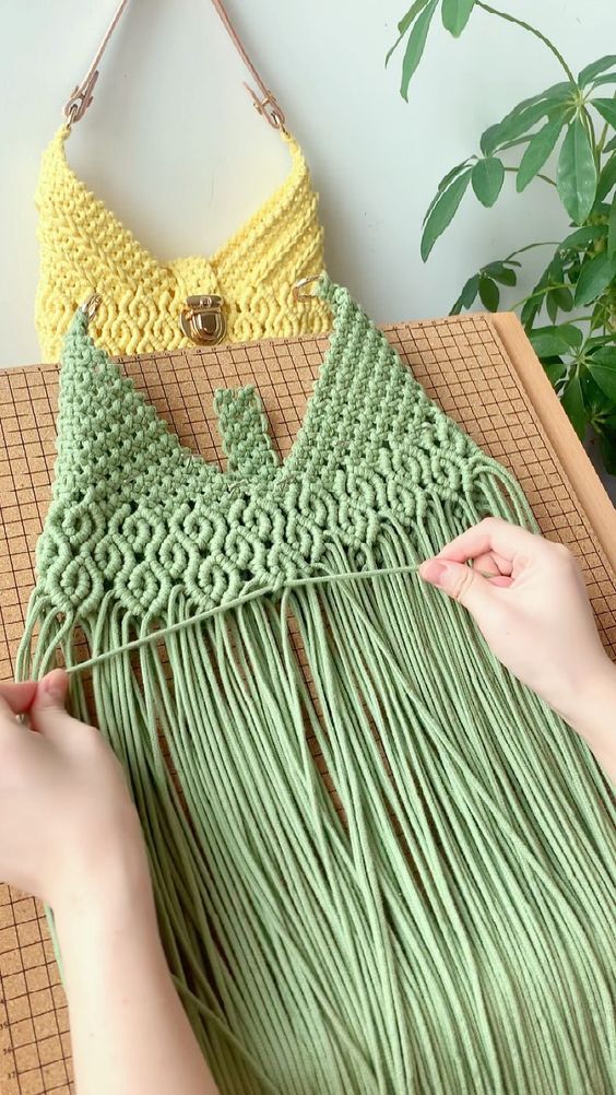 Cuộn dây macrame 100m She Weave làm túi xách, phụ kiện, đồ trang trí