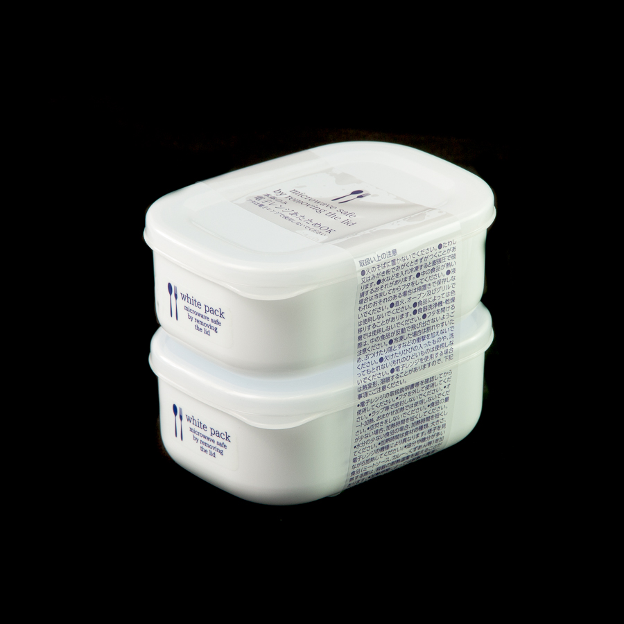 Set 2 Hộp đựng thực phẩm nhựa PP 280ml