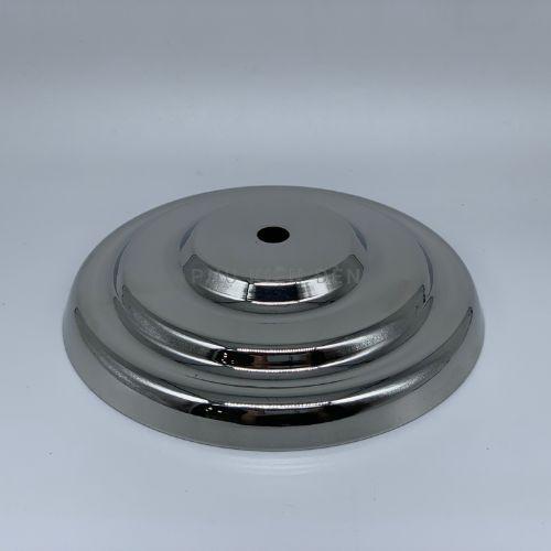 Đế đèn inox 201 ø140 3 tầng, ốp đèn treo inox, ốp đèn thả trang trí