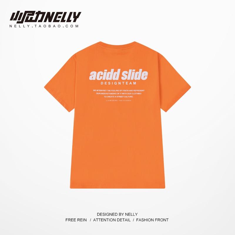 Áo Nelly Heybig in chữ Acidd Slide cộc tay dành cho cả nam và nữ hợp thời trang