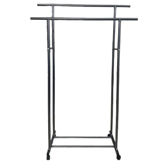 Xào Phơi Đồ 2 Tầng Giá Phơi Quần Áo Loại 1 Có Đầu Bịp 2 Đầu Có Bánh Xe Dễ Di Chuyển