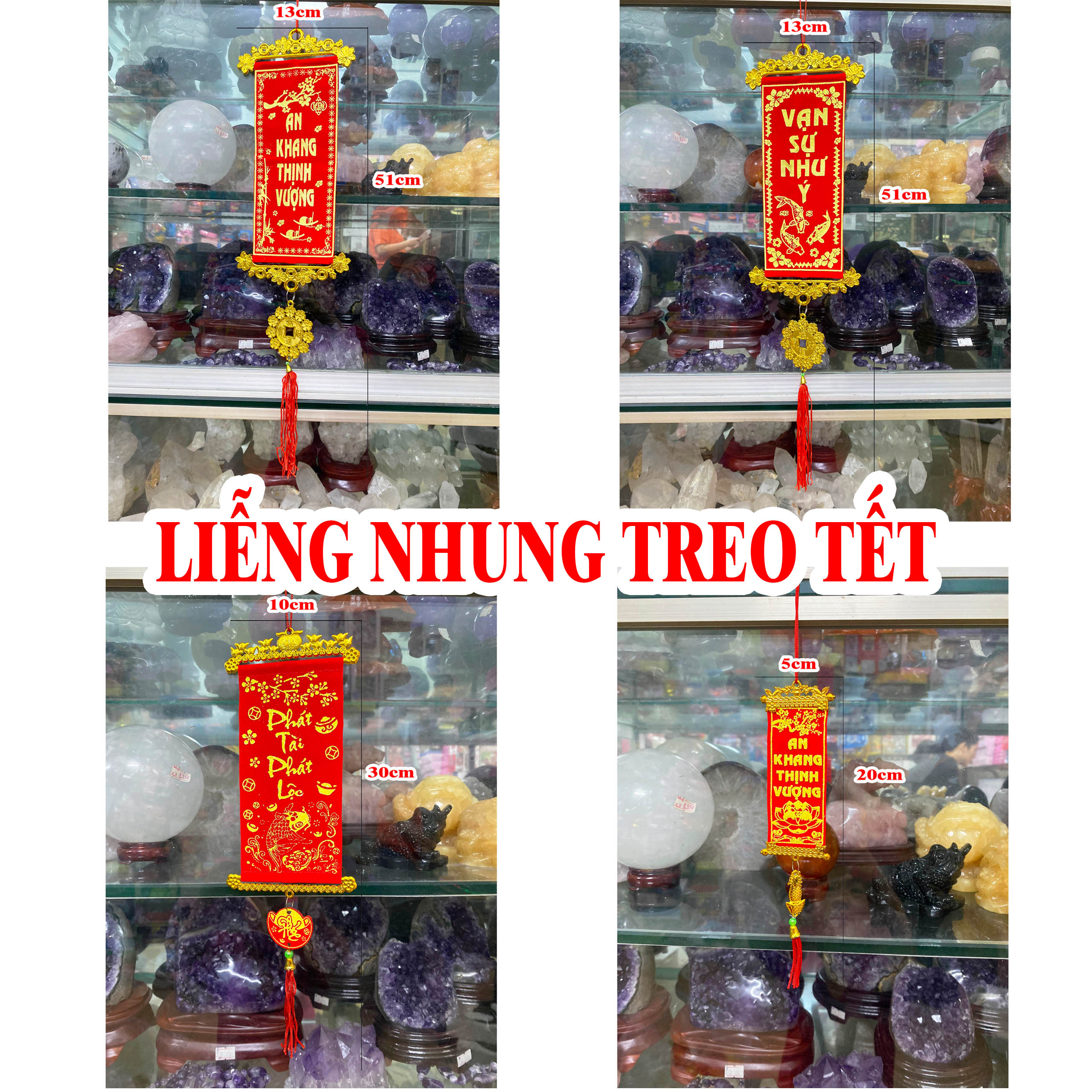 Một Dây Liễng Nhung Đỏ Mạ Vàng Kim Tuyến Treo Trang Trí Tết, Dây Treo Cây Mai Đào, Đồ Treo Trang Trí Cây Mai Phụ Kiện Ngày Tết Giá Tốt