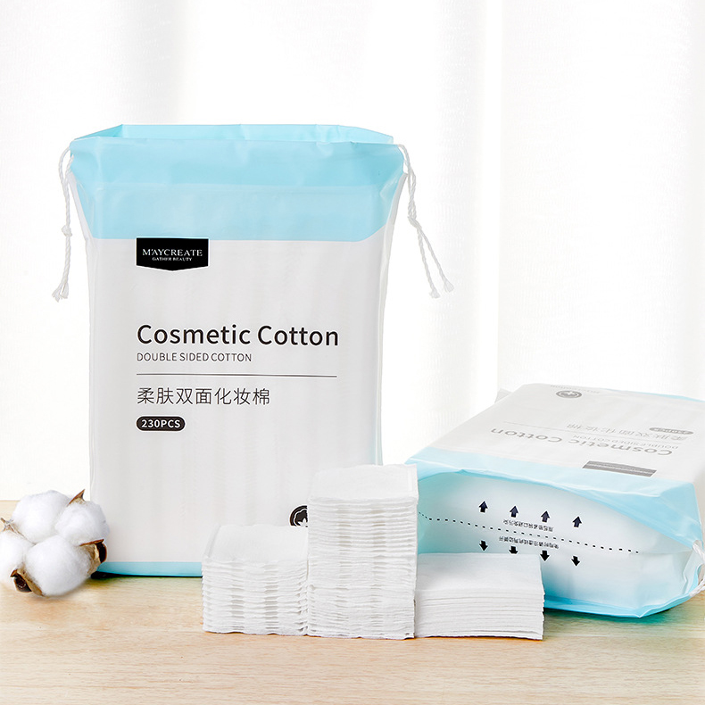 Bông Tẩy Trang M'AYCREATE Ba Lớp COTTON Mềm Mịn Dai 230 miếng P03N