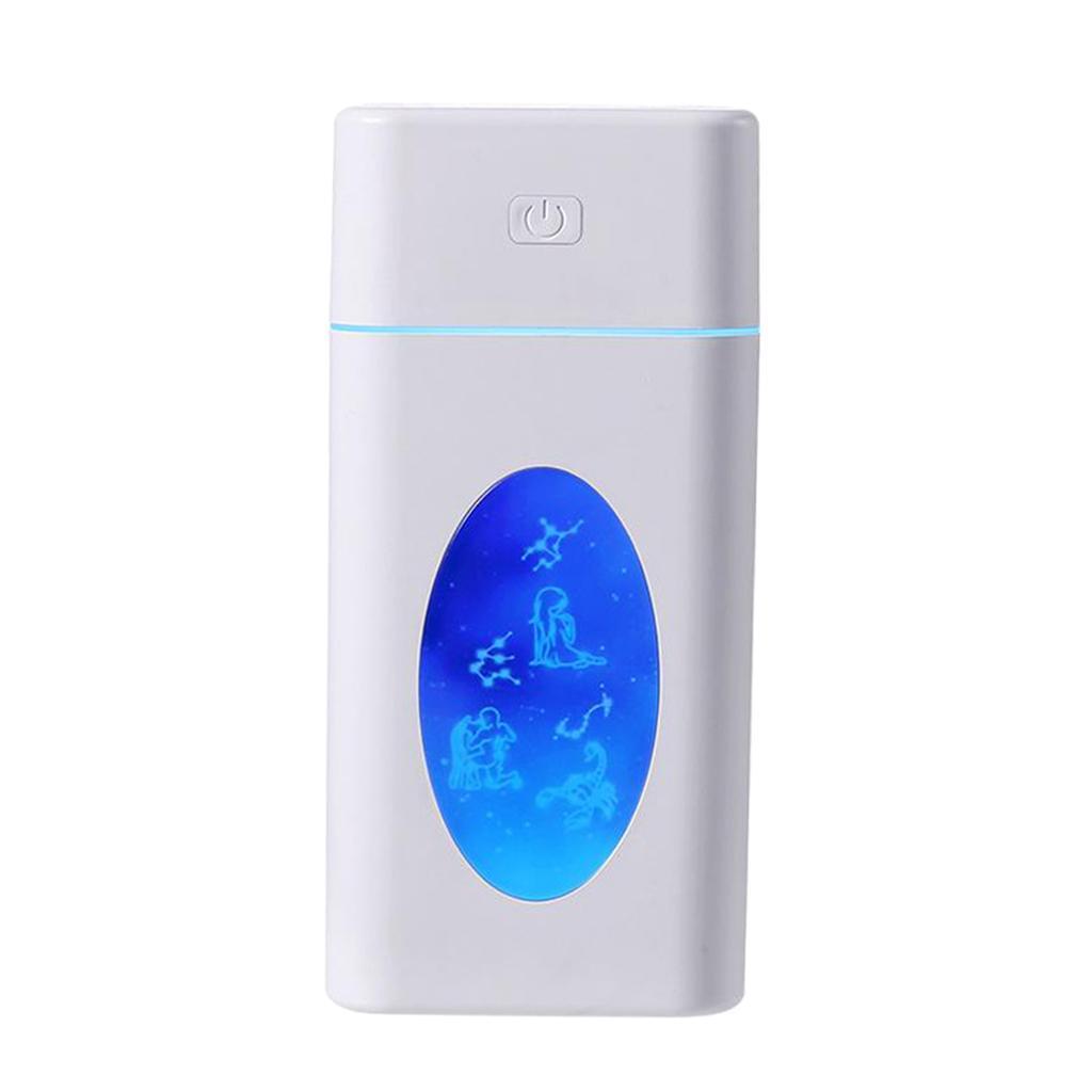 260ml Ultrasonic Air Diffuser Mist Purifier Aroma Humidifier LED Light White