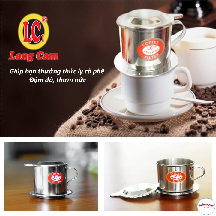 Phin Pha CaFe Lưới Vặn Inox Long Cam Với Thiết Kế Lưới Có Phần Ốc Vặn - br00444