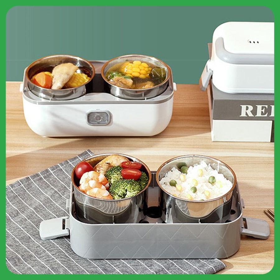 Hộp Đựng Cơm Văn Phòng Cắm Điện SƯƠNG MAI Camen Chất Liệu Inox 304 Cách Nhiệt Tốt Thiết Kế Thông Minh Tiện Lợi