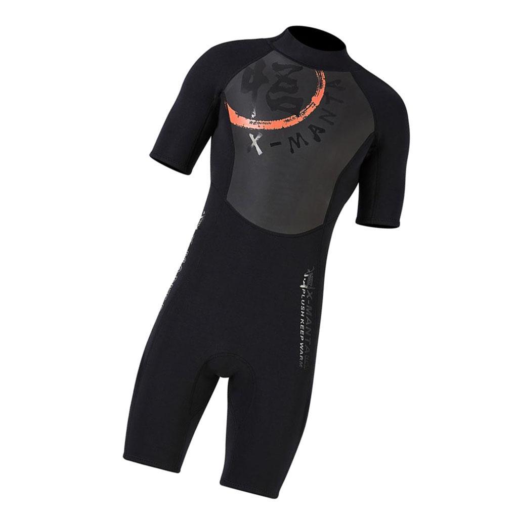 1Piece Men 1.5mm Diving Wetsuit -Piece Short Sleeve Wet Suit Jumpsuit