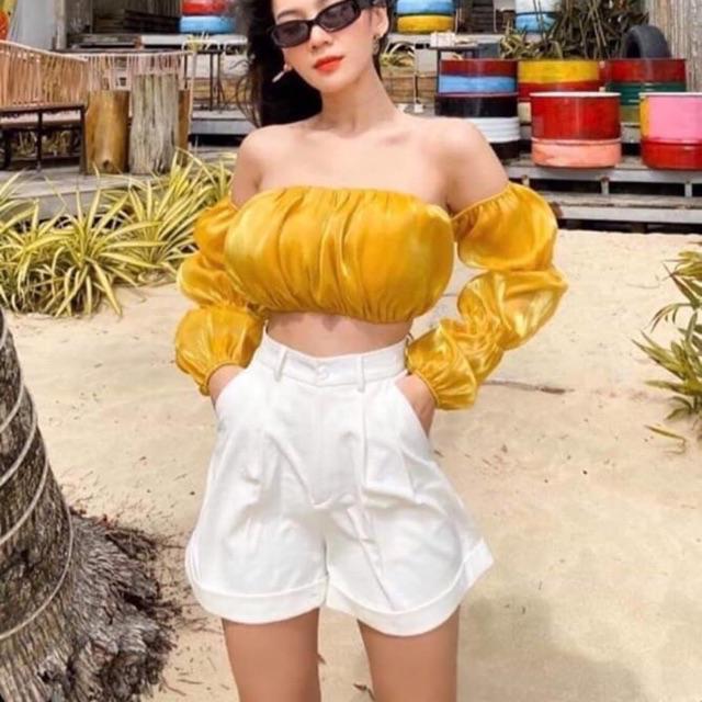 Quần short nữ gập gấu hot hit 143