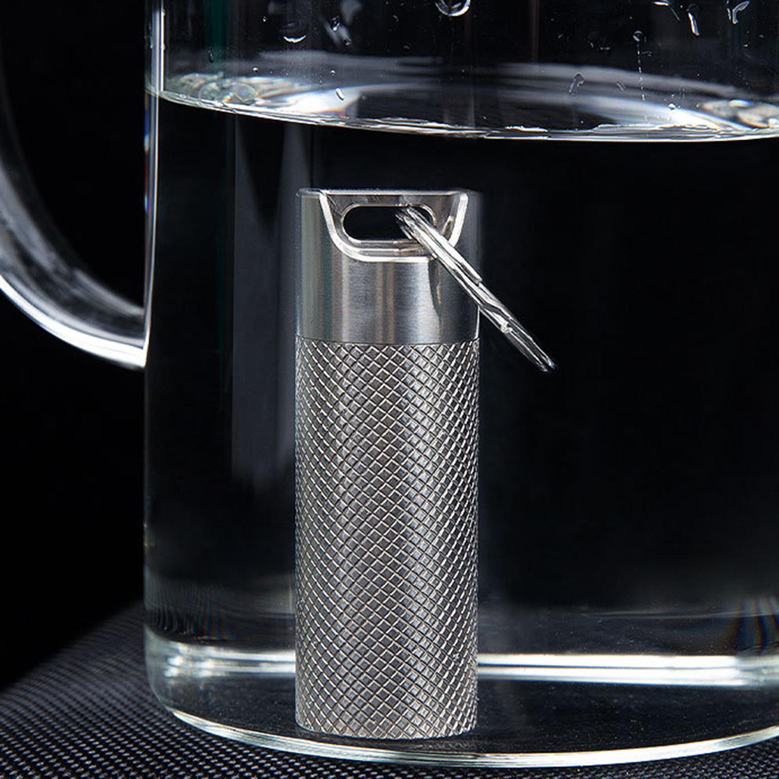 Waterproof Medication Pill Box Pill Fob Bottle Case Capsule Bottle for Hiking Camping
