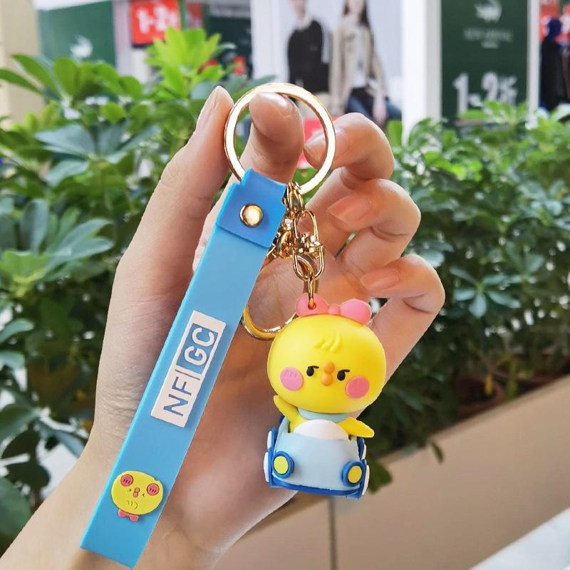 Móc Khóa Hình Gà Con Dễ Thương