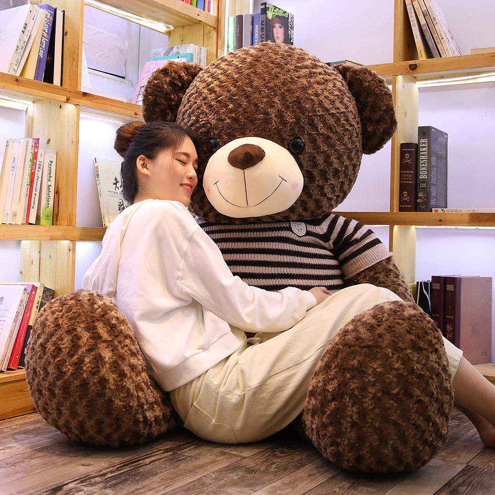 Gấu Teddy Nhồi Bông Siêu To - Gấu nhồi bông cho bé siêu mềm mịn - ZingZingMart Bedding &amp; Housse