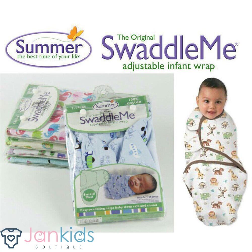Ủ kén Summer Swaddle Me 100% cotton cho bé 0-4 tháng tuổi
