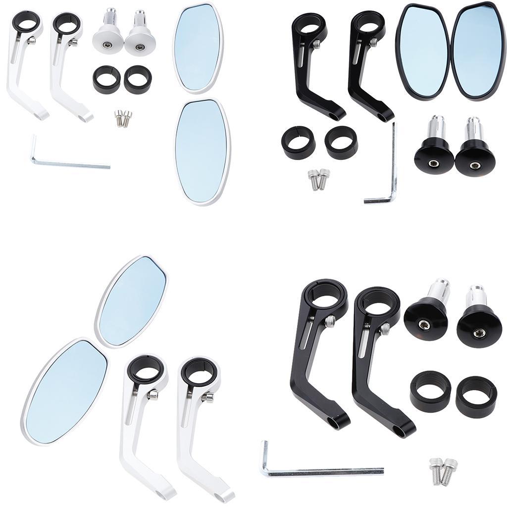 2 Pieces Motorcycle Side Mirror for Motorbike,Dirt Bike and Scooter