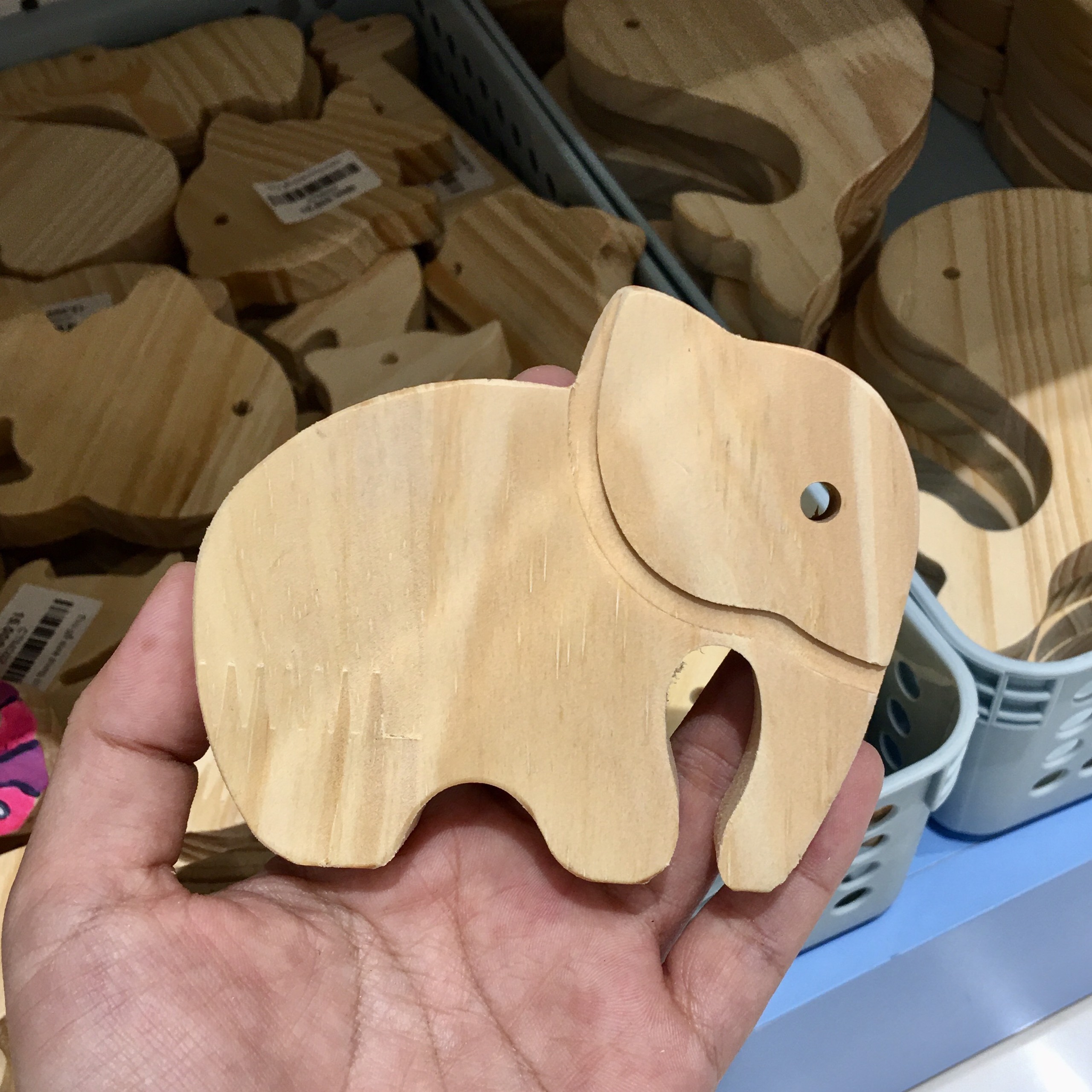 Thú gỗ size trung TÔ MÀU TRANG TRÍ NHIỀU MẪU