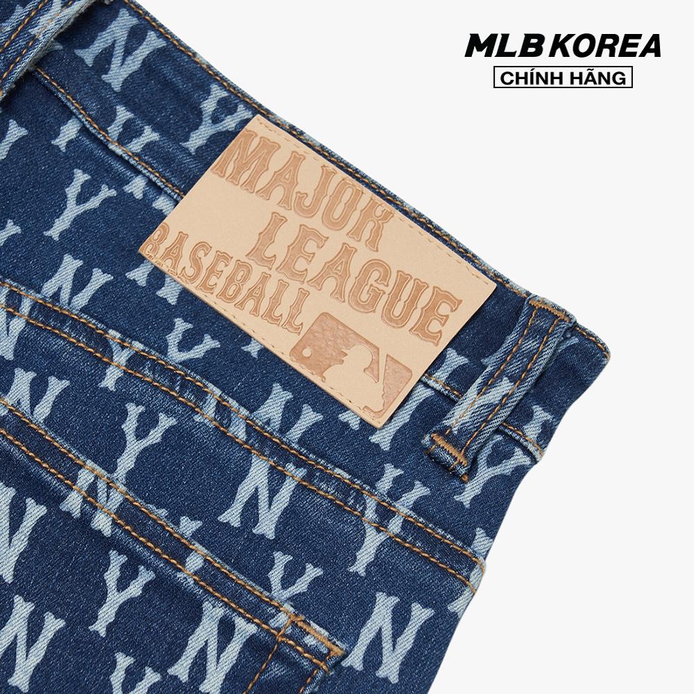 MLB - Quần jeans nữ phom skinny Monogram 3FDPM0521