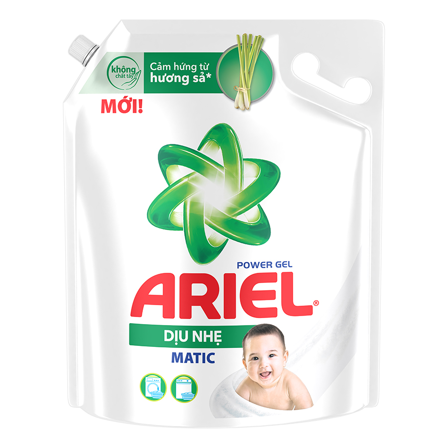 Nước giặt Ariel dịu nhẹ 3.25kg