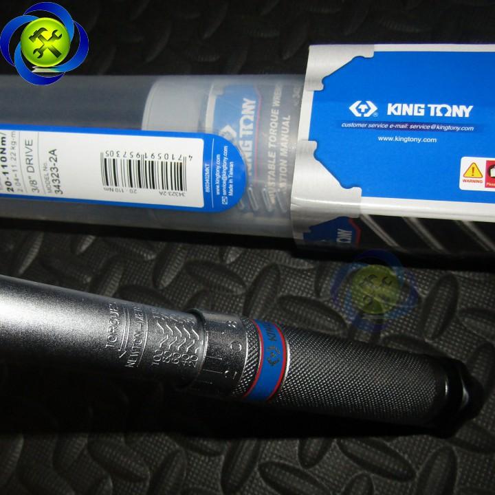 Cần siết lực 3 phần 8 Kingtony 34323-2A 20-110N.m dài 370mm