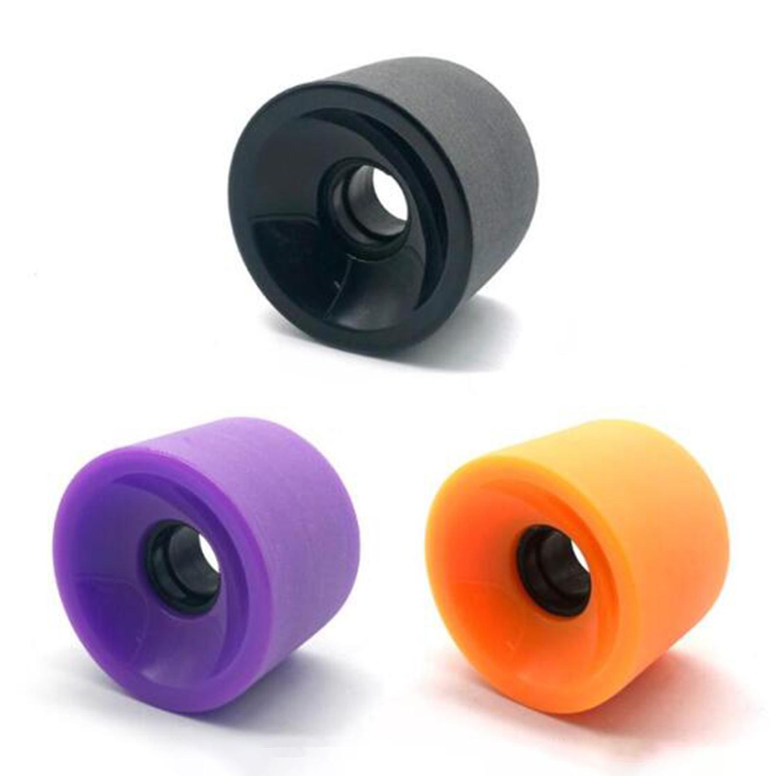 2x4Pieces Longboard Wheels Set 70x51mm Skateboard PU Roller 78A Wheel