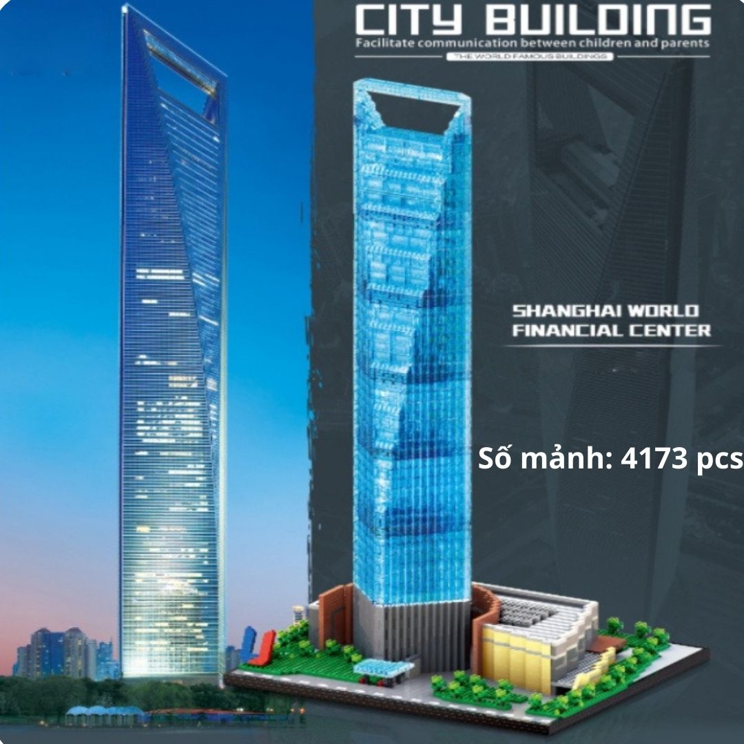 Đồ chơi Lắp ghép Xếp hình Công trình kiến trúc Kì quan Thế Giới Giúp Trẻ Phát triển trí tuệ